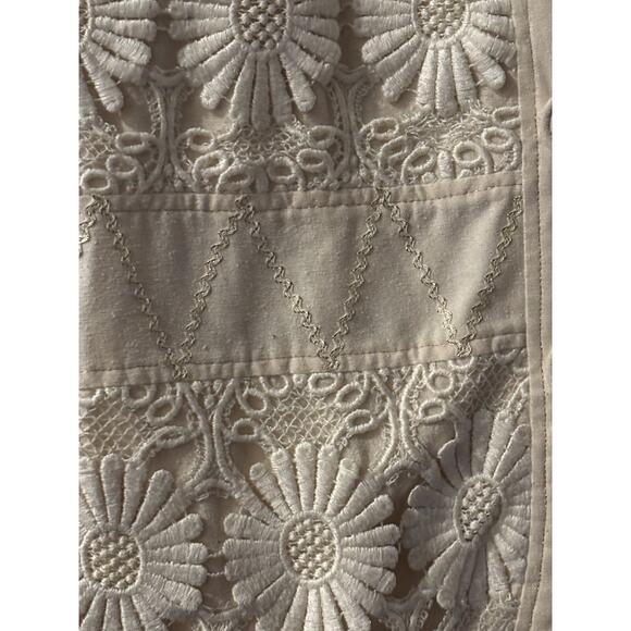 Vintage Women’s Blazer Ivory/ Overlay Crochet Old Money Quiet Luxury Bohemian - Picture 5 of 10